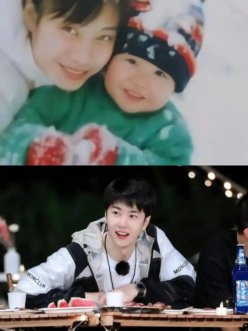 王一博复刻童年照#小时候喜欢的,长大了依然如此,绿色,摩托 - 抖音