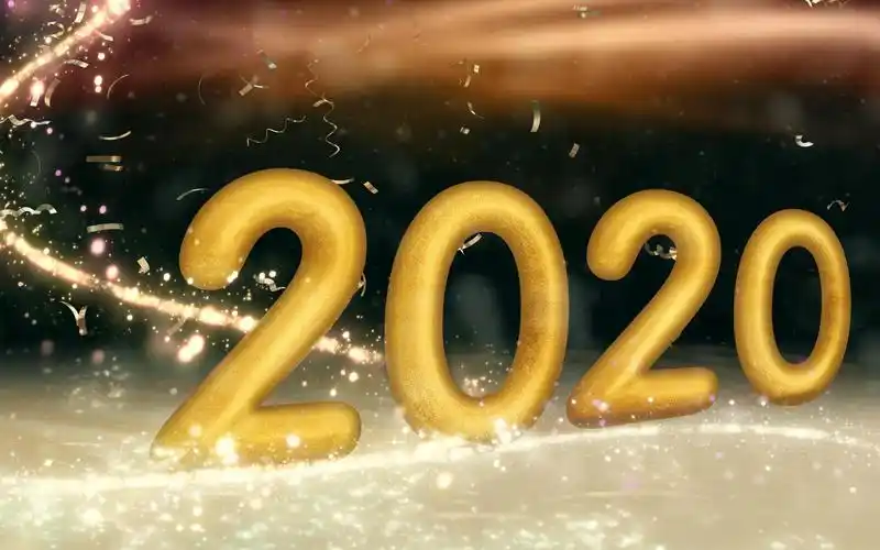 2020创意个性艺术字高清图片桌面壁纸