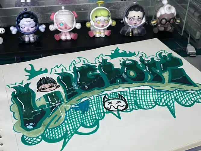 涂鸦lilghost小鬼