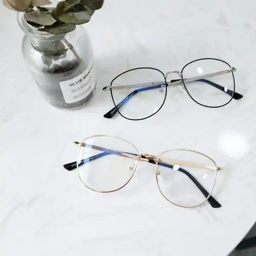 韩版潮网红ins同款百搭近视眼镜框男大复古文艺定制成品光学镜