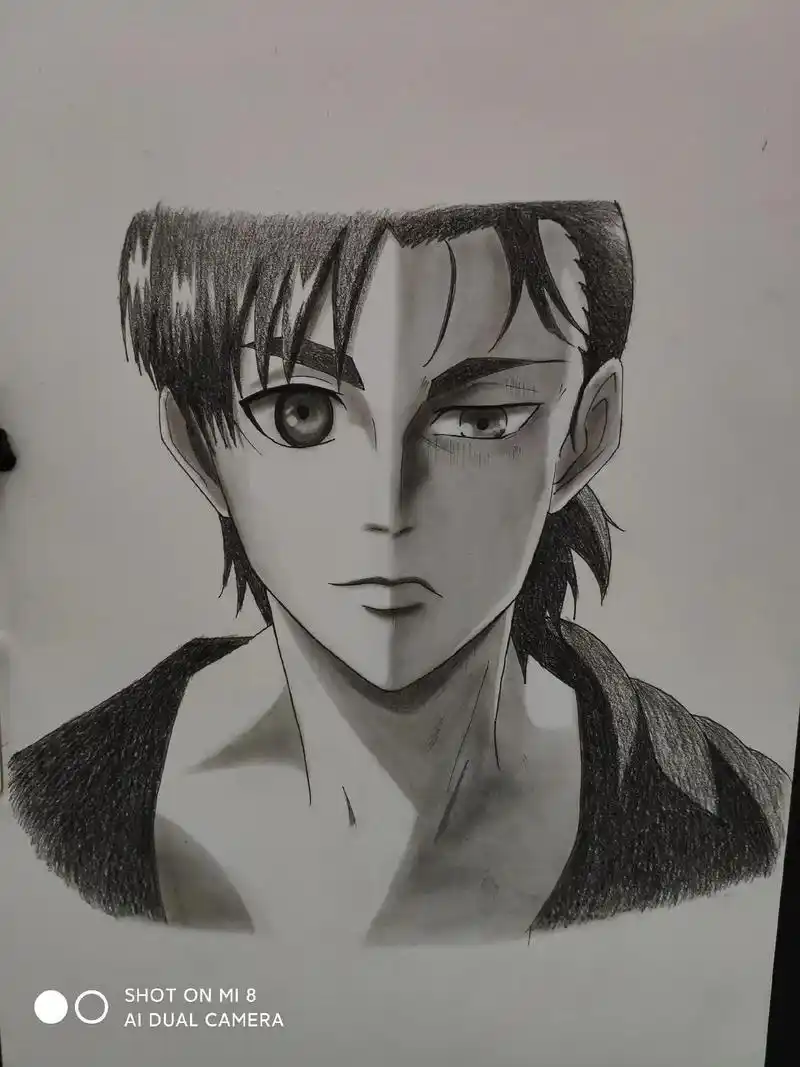 绘画 #艾伦耶格尔 #进击的巨人,不同时期的艾伦 - 抖音