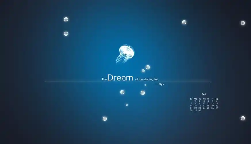 蓝色背景,桌面壁纸