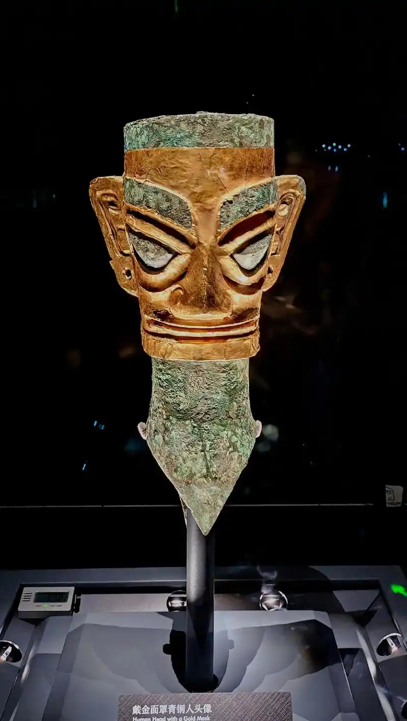 广汉三星堆博物馆.三星堆古国遗址位于彭州鸭子河下游的广汉,距 - 抖