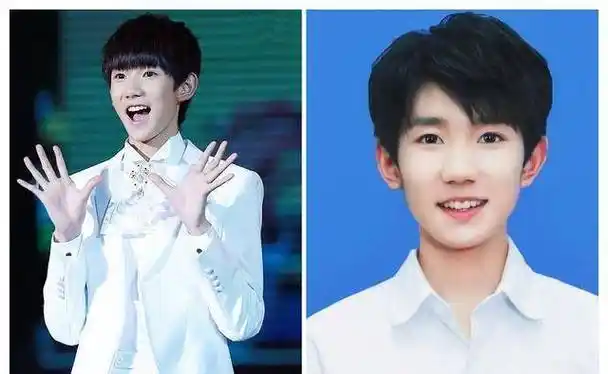 本人与证件照的差距:易烊千玺比证件照帅,王源蔡徐坤的零差距!