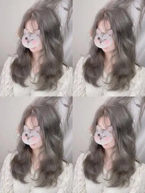 烟熏青灰色78真正属于春夏季的绝绝子发色