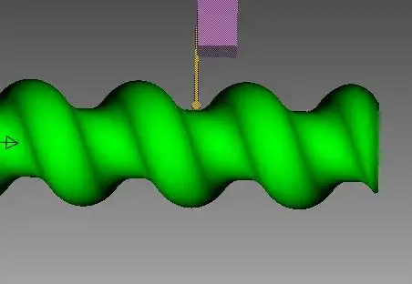 螺纹都是圆弧螺距55怎么做