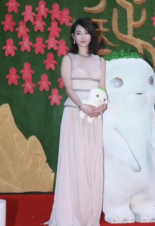 白百何虽然长得很清纯但穿上透视裙依旧很妩媚秀出美背好撩人