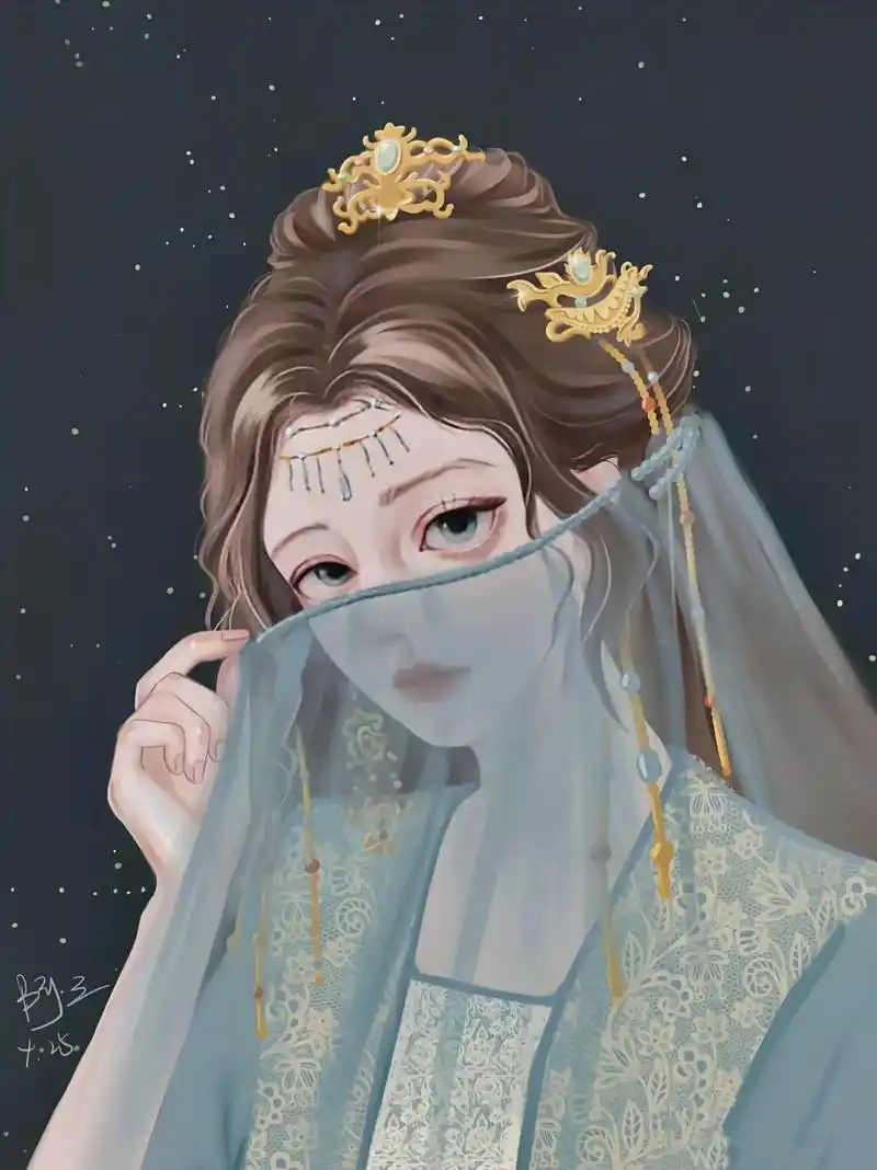 手绘头像 #迪丽热巴 这几张照片都好好看啊,爱丽丝们可以保 - 抖音