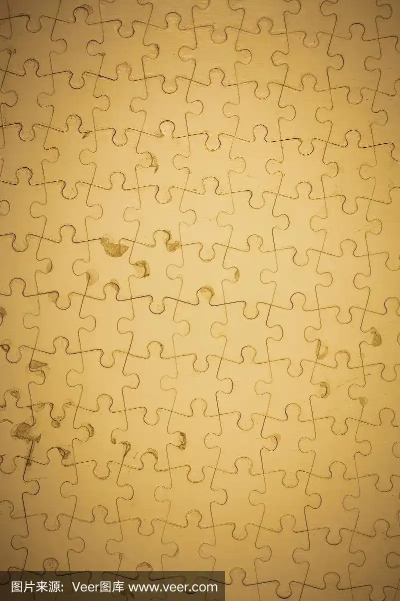 棕色拼图游戏的背景.
