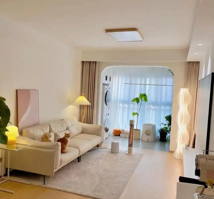 55平小户型装修,我妈说我瞎收拾  [温暖]1fab4 [走你]我家房本72平