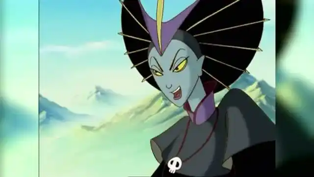 哪咤传奇法力高强的石矶娘娘在弱水面前一点脾气都没有