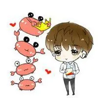 王俊凯小螃蟹头像【点击鼠标右键下载】