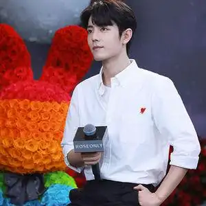 肖战同款衬衫白色小爱心刺绣长袖衬衣帅气男女休闲上衣情侣秋百搭