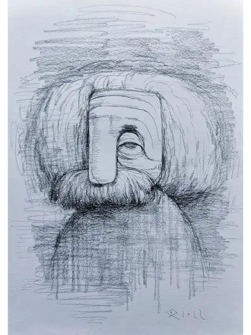画爱因斯坦