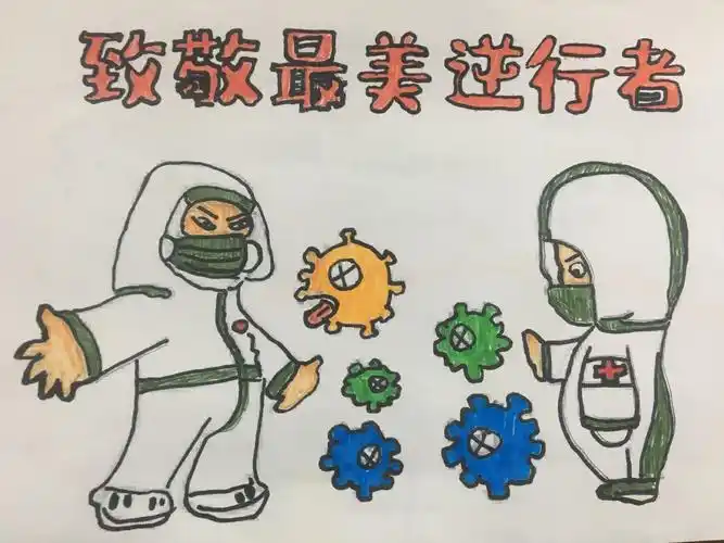 童心童绘 童言童真—致敬最美逆行者