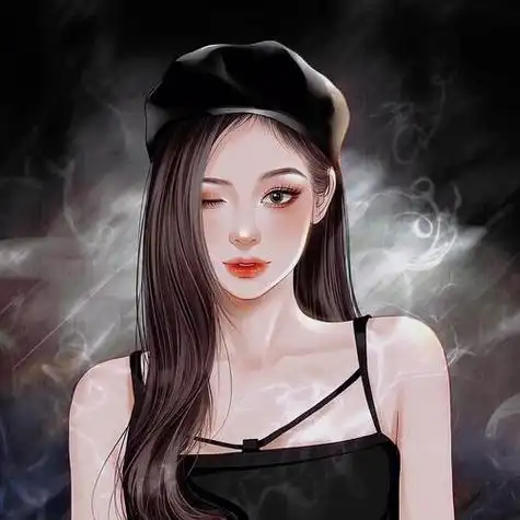 97冷艳酷飒风格头像充满神秘感的人间富贵花猫系女生头像天蝎座