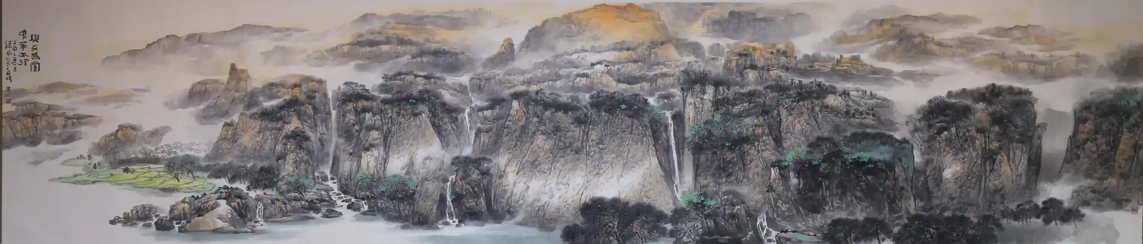 中国画名家画家孟多昕山水画欣赏