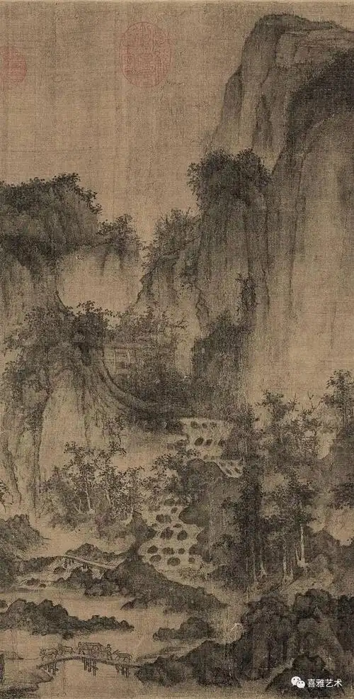 茂林远岫图 (局部)