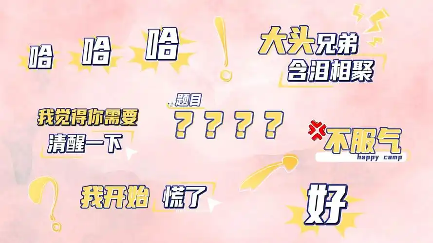 娱乐节目字幕综艺花字【带字体】