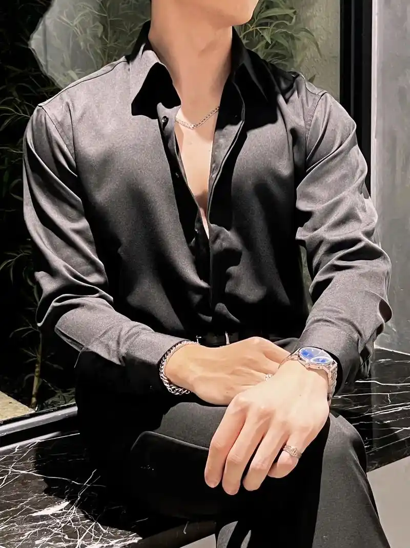 "不会顺从,只听自己" #男生衬衫推荐 #禁欲系 #雅痞绅士 - 抖音