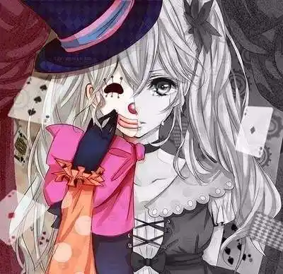 求动漫女生笑着哭的唯美图片或者哭的很惨的图片(类似于下面这种的)