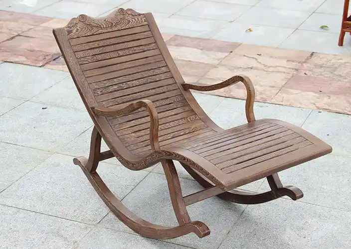 全实木逍遥椅老人摇晃椅木阳台休闲椅躺椅摇椅 【坐垫】【图片 价格