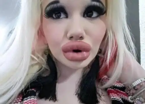 美女从美"整"到丑,只因太迷恋芭比娃娃,她称嘴唇越大越好看!