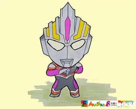 欧布奥特曼简笔画怎么画欧布奥特曼简笔画步