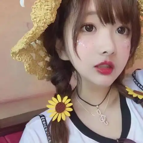 虎斑收录女生头像红头像清新唯美可爱女头