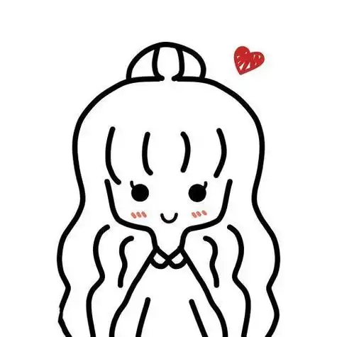 手绘 女生 动漫 卡通 头像侵删樱子79简笔画头像黑白人物简笔画头像极
