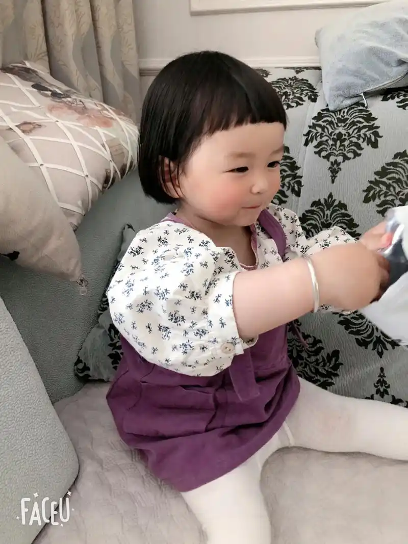 女童短发发型 不爱扎头发的女宝宝只能剪短发