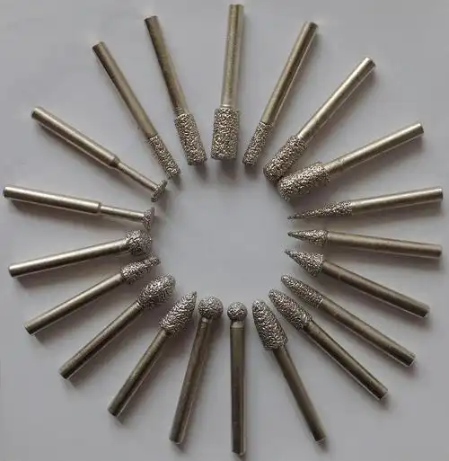 供应钎焊金刚石磨头46目)