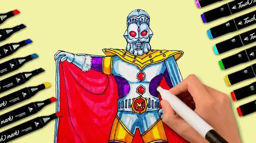 比奥特之王厉害的奥特曼简笔画