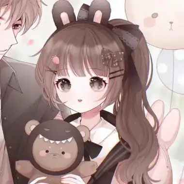 动漫高清情侣头像可爱萌