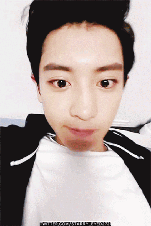 朴灿烈gif卖萌gif可爱gif韩国gif