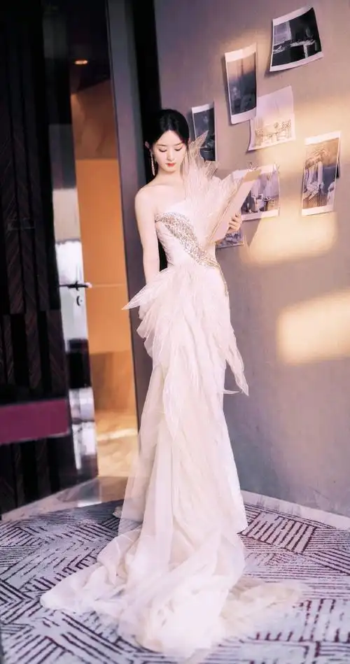 赵丽颖回应与凤行是配音##赵丽颖羽纱仙女裙