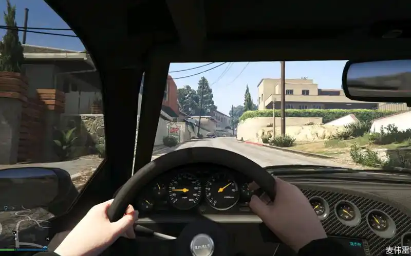 沉浸式第一人称漂移,上山下山,rx7fd gta5