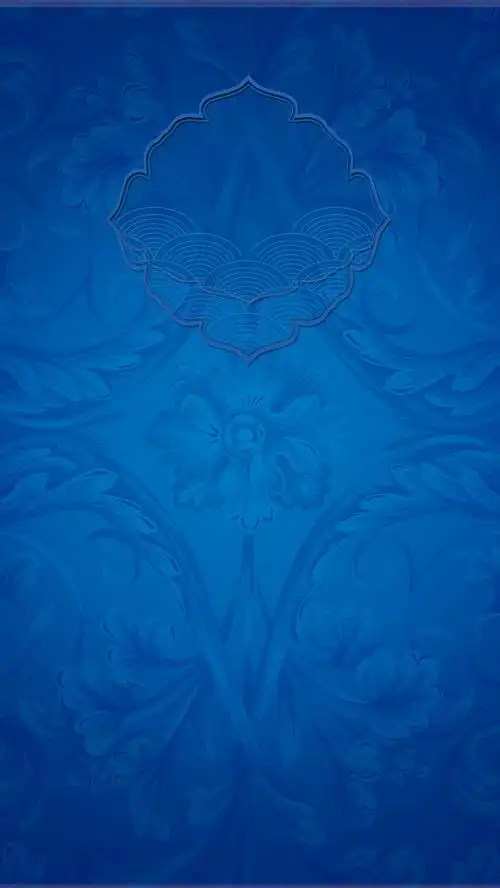 蓝色底纹psd分层h5背景素材