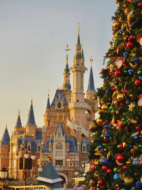 圣诞节的最快乐在上海迪士尼就能拥有