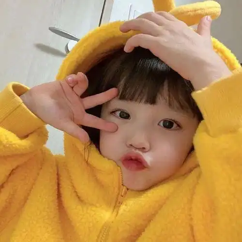可爱软萌女孩宝贝头像,小孩头像图片-回车桌面