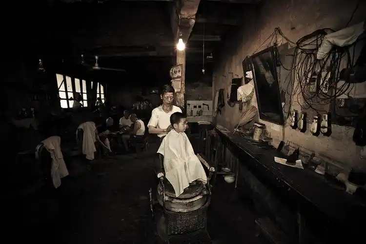 记忆中的老理发店