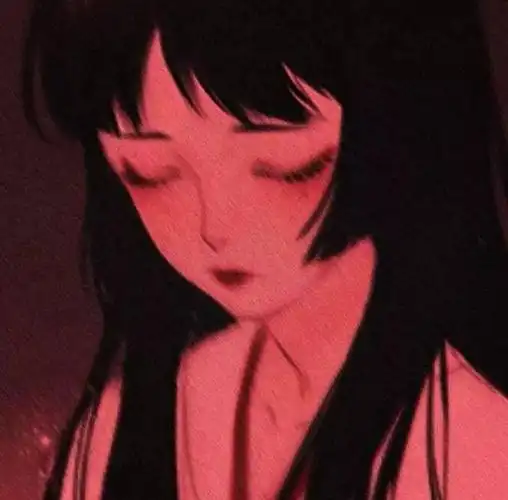 红色系女生头像运气来自我的气息