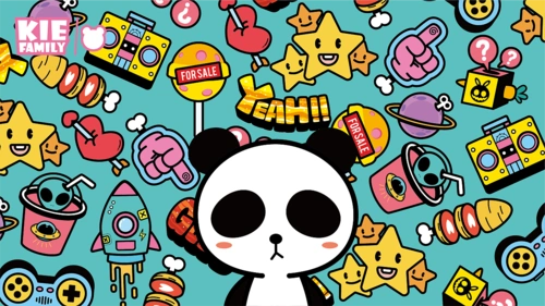 卡通ip形象,在形象和小元素设计的基础上,他们分别拥有自己的配色和