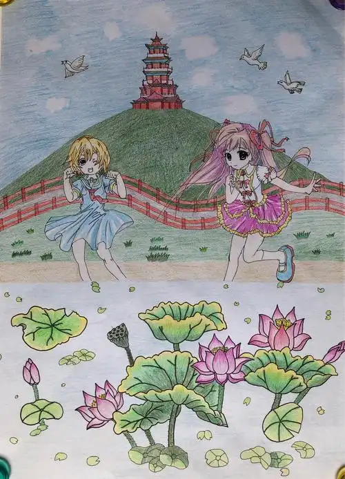 其它 炫彩童年系列绘画比赛获奖作品展 写美篇六年级一等奖