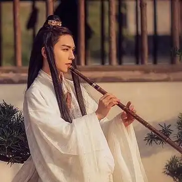 潇洒喝酒白衣翩翩男生头像唯美古风真人头像