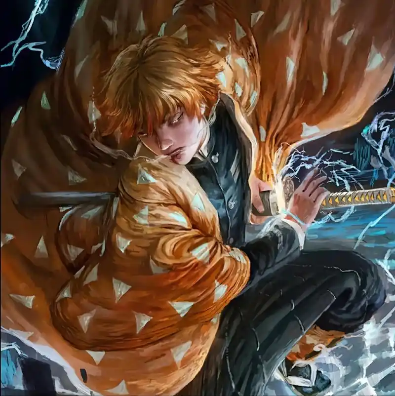 我妻善逸#鬼灭之刃 #善逸 #头像  - 抖音