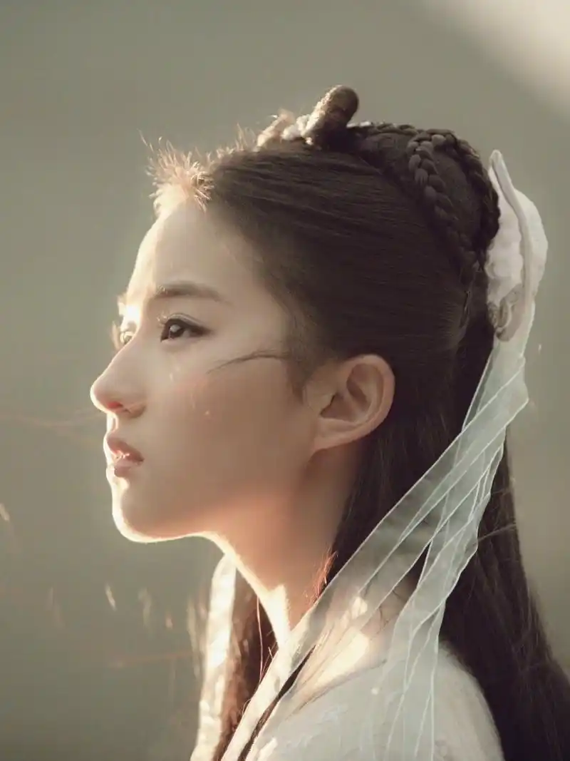 刘亦菲的一组侧颜美照,真不愧是神仙姐姐!