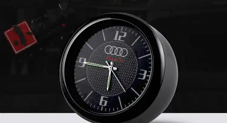 适用于车载时钟车用电子石英表车内钟表时间表钟电子钟汽车摆件装饰