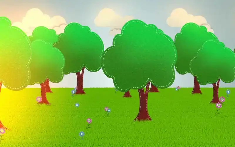 儿童情景剧森林小卫士背景视频 森林小卫士视频素材 led背景