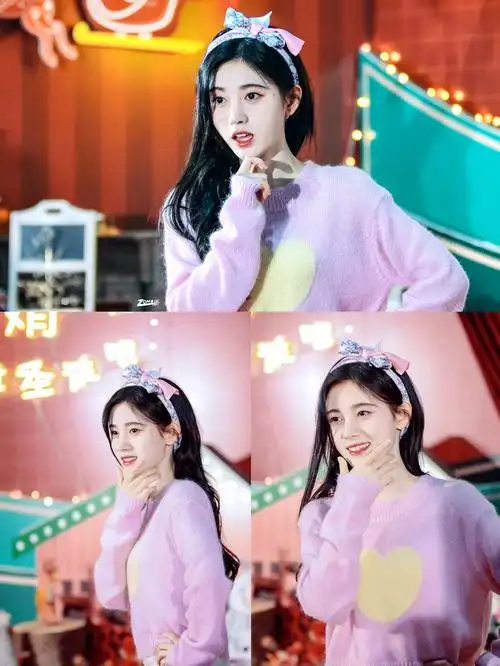 鞠婧祎满月粉丝探班返图